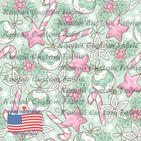 EB10 - Medium Green Christmas Ornaments