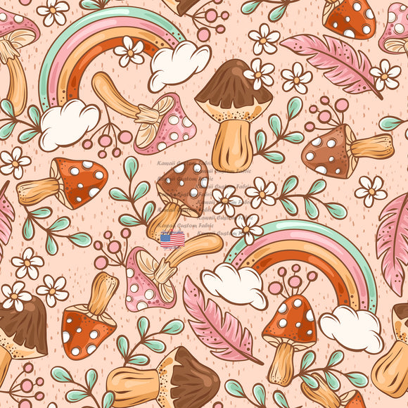 EB35 - Mushroom Rainbows Pink