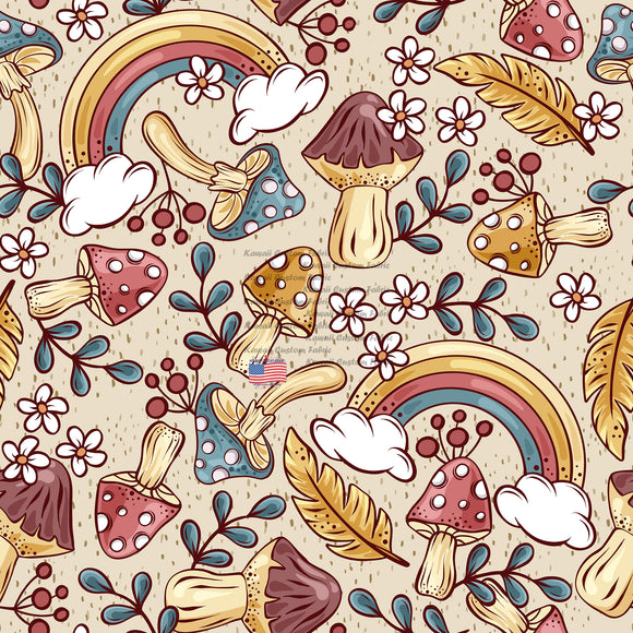 EB36 - Mushroom Rainbows Tan