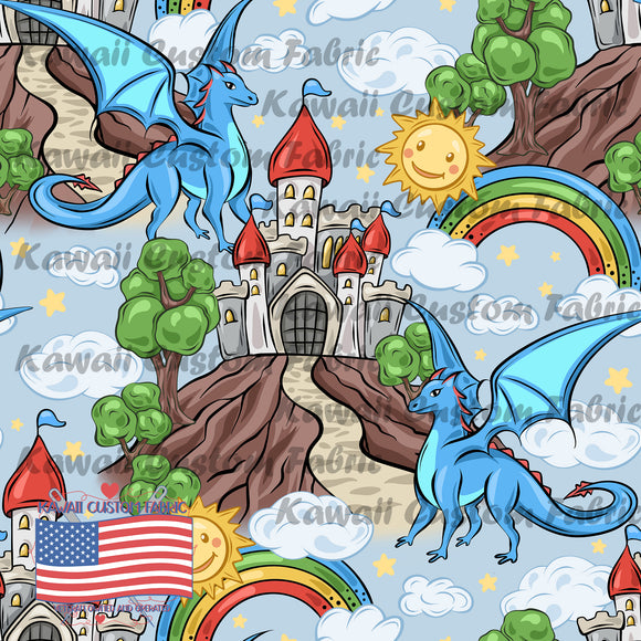 EB62 - Castle and Dragon Blue