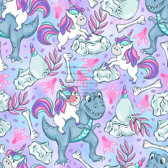 EB67 - Unicorn Dino Friends Ombre