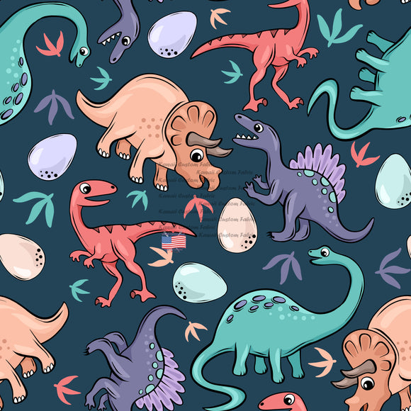 EB73 - Cute Dino's Blue