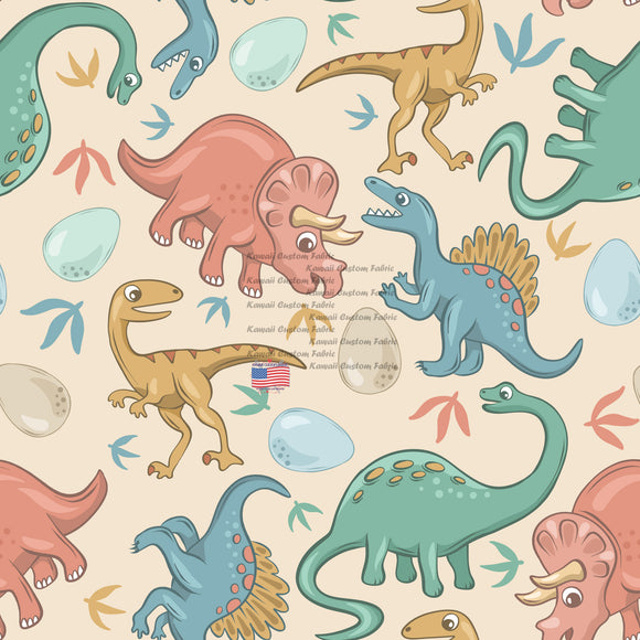 EB75 - Cute Dino's Tan