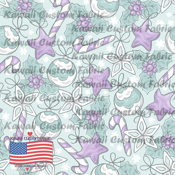 EB8 - Blue Christmas Ornaments