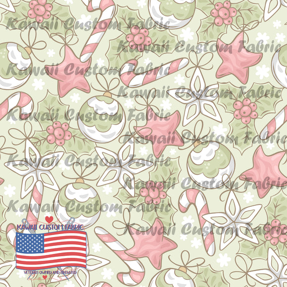 EB9 - Light Green Christmas Ornaments