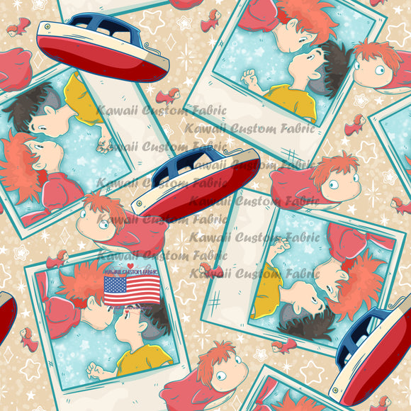 HSD140 - Studio G Ocean Friends Tan