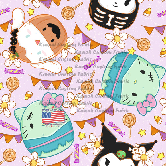 HSD157 - Squishy Halloween Japan Friends Pink