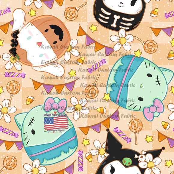 HSD159 - Squishy Halloween Japan Friends Orange