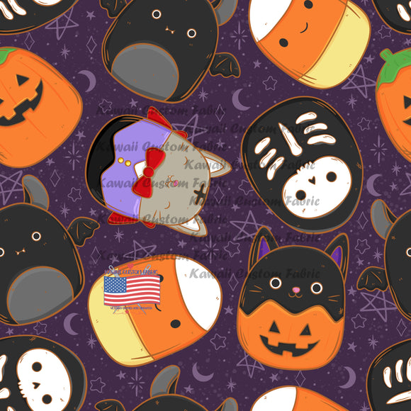 HSD162 - Squishy Halloween Pals Dark Purple