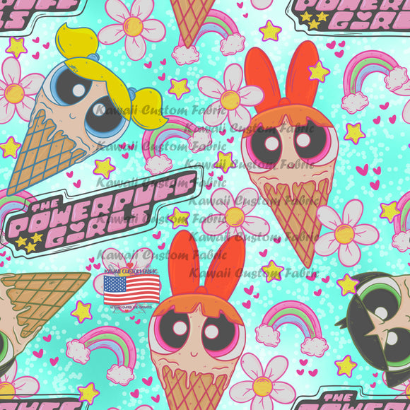 HSD197 - Power Twins Ice Cream Blue