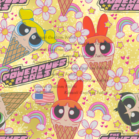 HSD198 - Power Twins Ice Cream Yellow