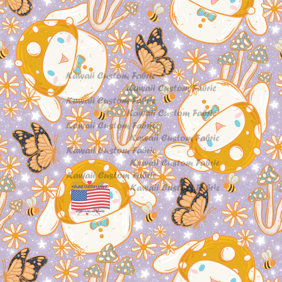 HSD207 - Japan Friends White Rabbit Purple