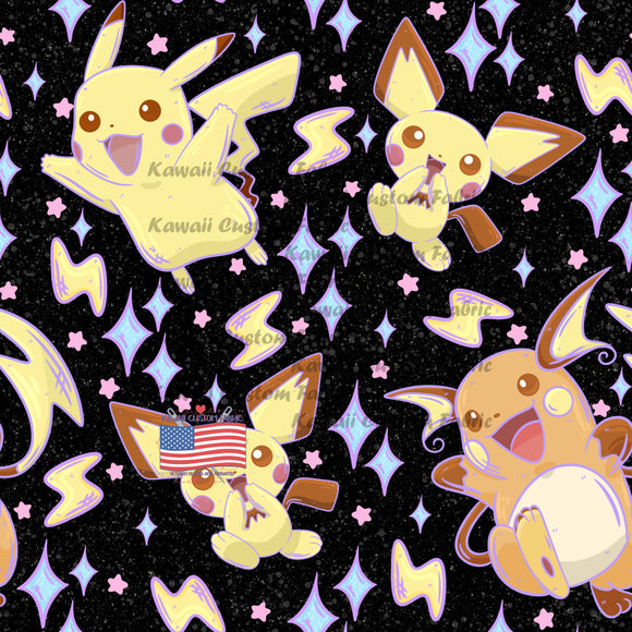 HSD220 - Mouse Pocket Monster Family Black