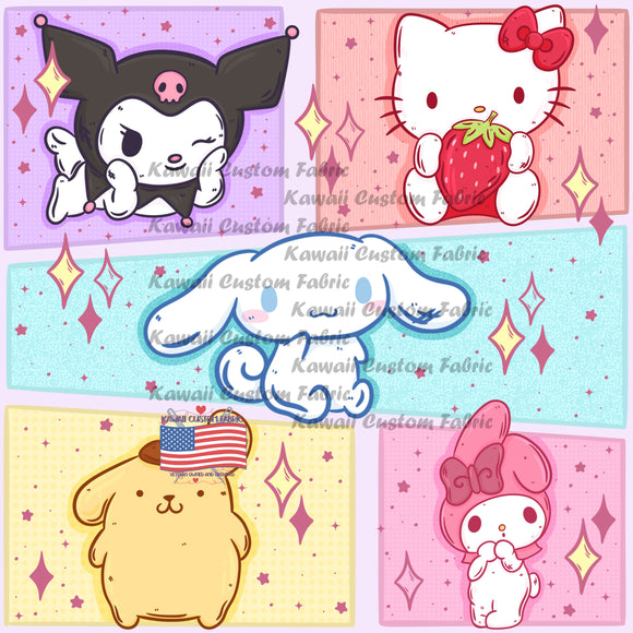 HSD275 - Japan Friends Comic Style