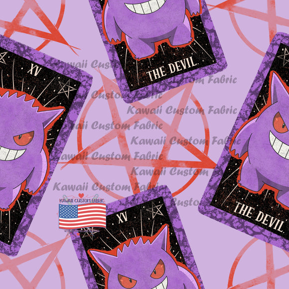 HSD72 - Evil Pocket Monster Purple and Red