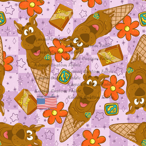 HSD75 - Mystery Dog Ice Cream Purple Chex