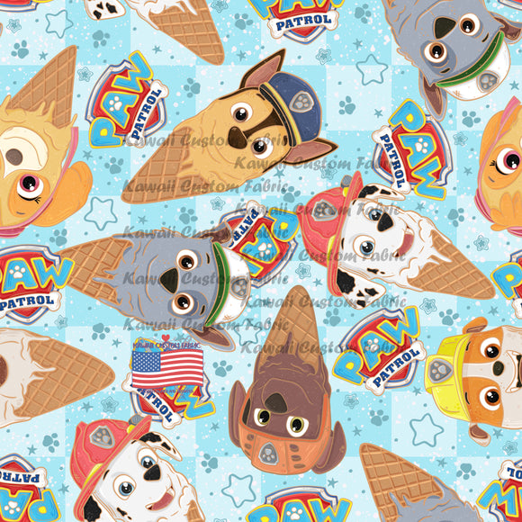 HSD76 - Puppy Pals Ice Cream Blue