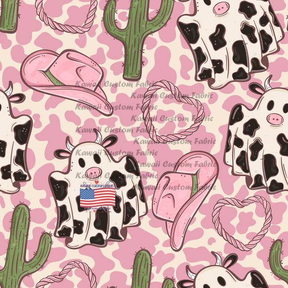 KE185 - Girl Cow Ghost Pink