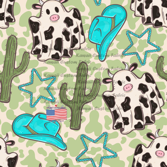 KE186 - Boy Cow Ghost Green