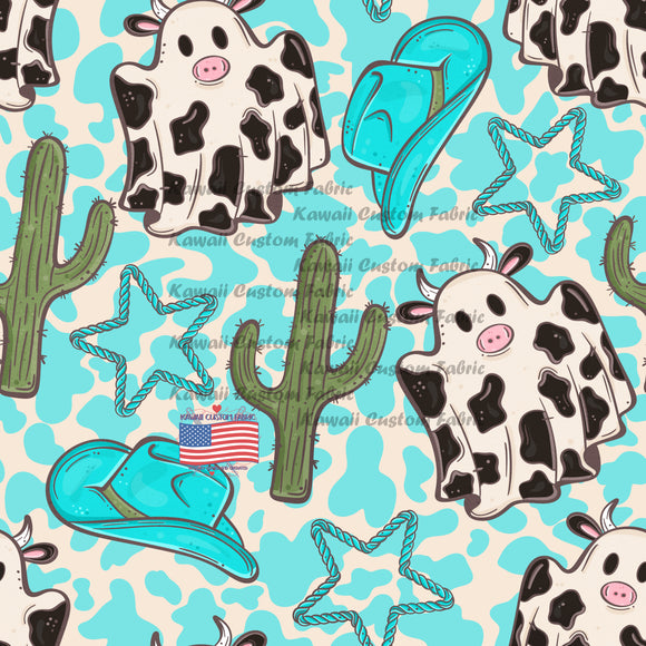 KE191 - Boy Cow Ghost Light Blue