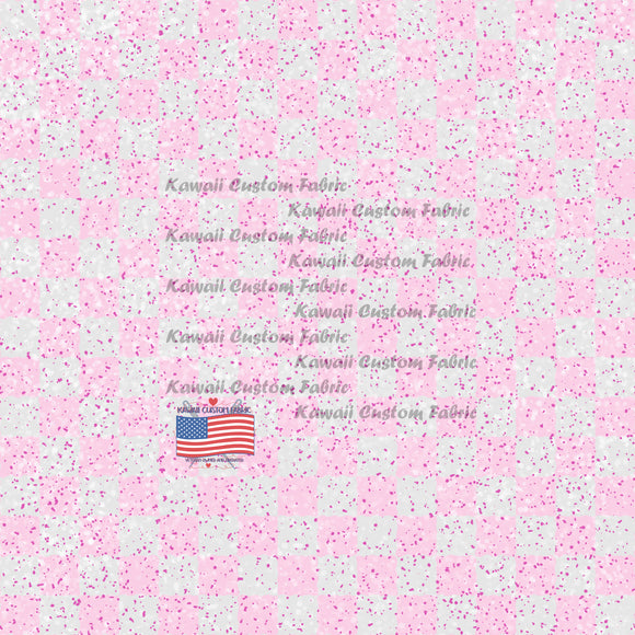 KE218 - Honey Bear Pink Chex Coordinate