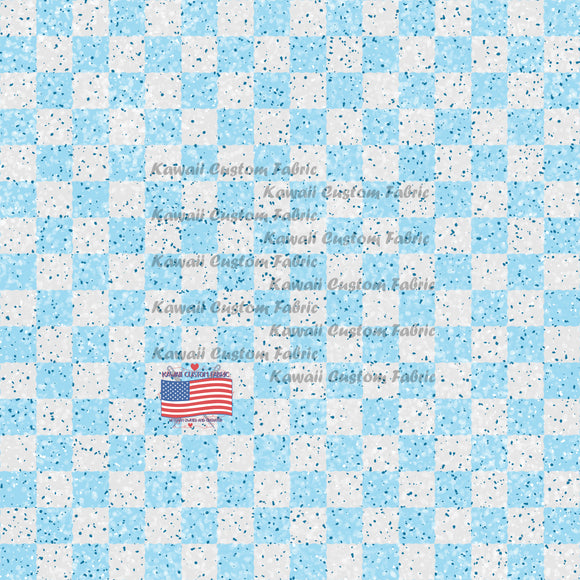 KE220 - Honey Bear Blue Chex Coordinate