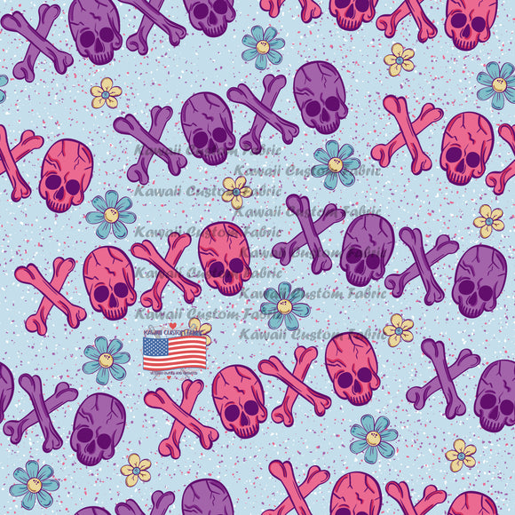 KE233 - Skull and Bones Blue