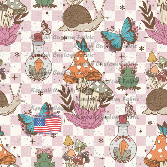 KE29 - Pink Chex Butterfly