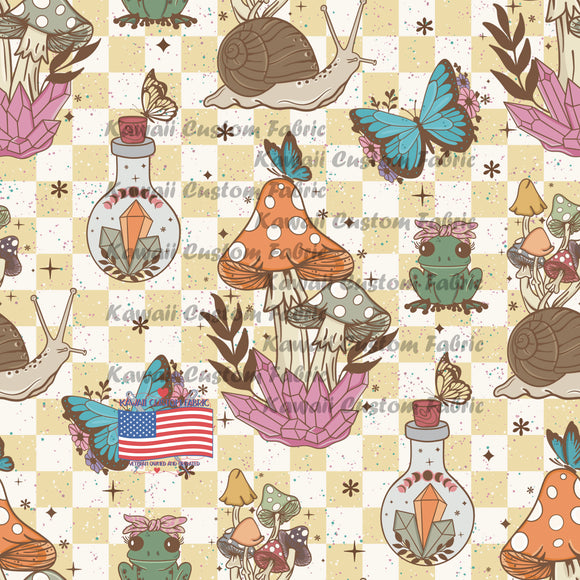 KE57 - Yellow Chex Butterfly