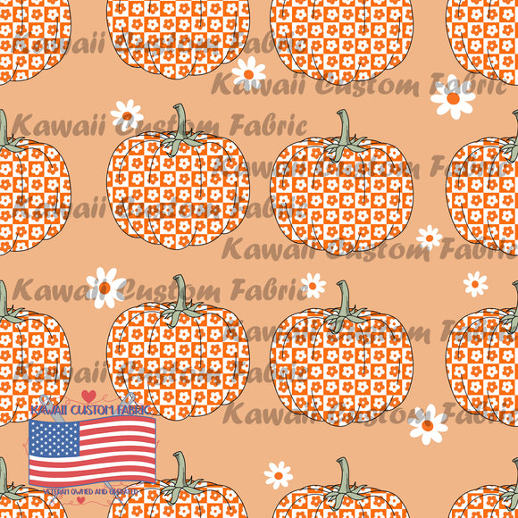 LD11 - Pumpkin Floral Chex